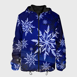 Мужская куртка Зима и снежинки