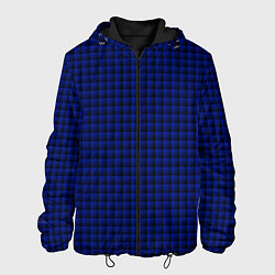 Мужская куртка Паттерн объёмные квадраты тёмно-синий