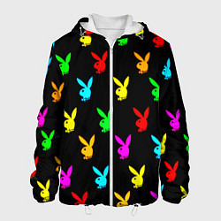 Мужская куртка Playboy pattern неон