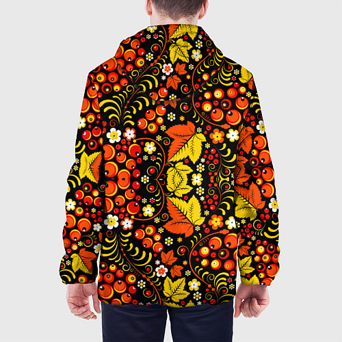 Мужская куртка Русский народный узор / 3D-Белый – фото 4