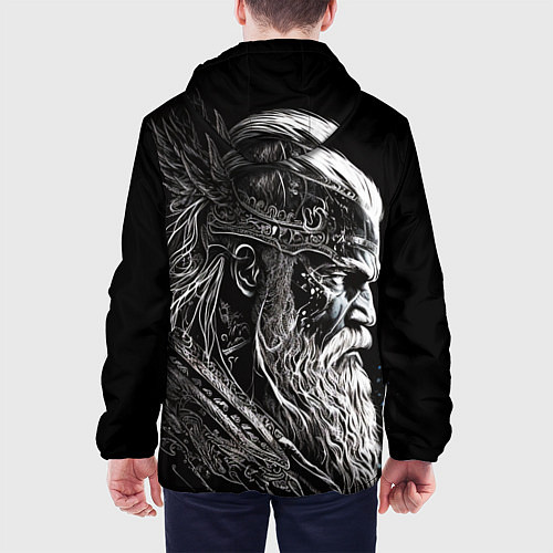 Мужская куртка Лидер викингов / 3D-Белый – фото 4