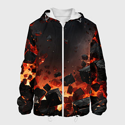 Мужская куртка Взрыв плит и огонь