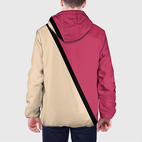 Мужская куртка Power бежево-розовый / 3D-Черный – фото 4