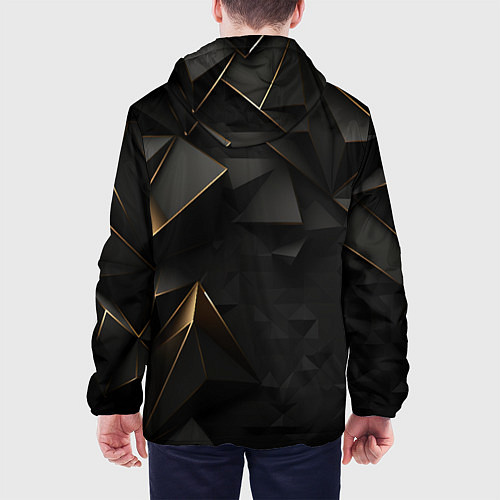 Мужская куртка Black gold luxury / 3D-Белый – фото 4