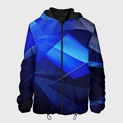 Мужская куртка Черно-синий абстрактный фон