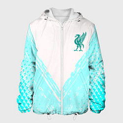 Куртка с капюшоном мужская Liverpool logo texture fc, цвет: 3D-белый