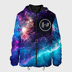 Куртка с капюшоном мужская Twenty One Pilots space rock, цвет: 3D-черный