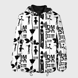 Куртка с капюшоном мужская Depeche Mode DM music, цвет: 3D-черный