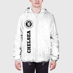Куртка с капюшоном мужская Chelsea sport на светлом фоне по-вертикали, цвет: 3D-белый — фото 2