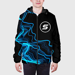 Куртка с капюшоном мужская Skillet sound wave, цвет: 3D-черный — фото 2