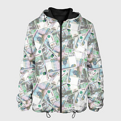Мужская куртка Деньги - купюры в 1 тысячу рублей