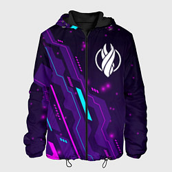 Куртка с капюшоном мужская Dead Space neon gaming, цвет: 3D-черный