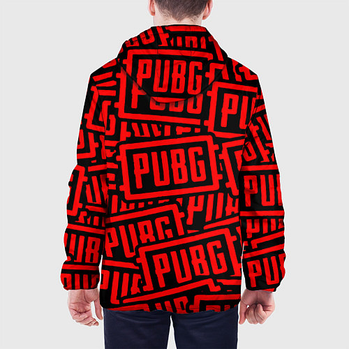 Мужская куртка PUBG pattern games / 3D-Белый – фото 4