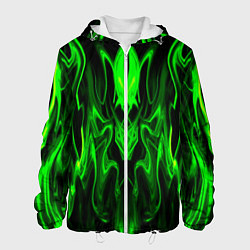 Мужская куртка Зелёное пламя