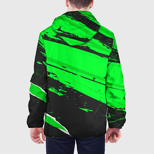 Мужская куртка Manchester United sport green / 3D-Черный – фото 4