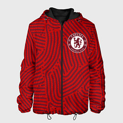 Куртка с капюшоном мужская Chelsea отпечатки, цвет: 3D-черный