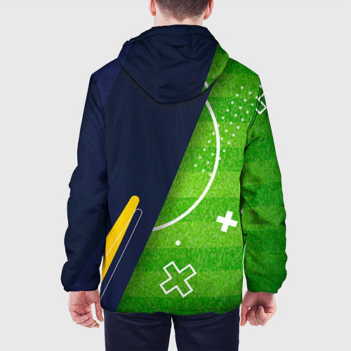 Мужская куртка Hoffenheim football field / 3D-Черный – фото 4