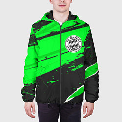 Куртка с капюшоном мужская Bayern sport green, цвет: 3D-черный — фото 2