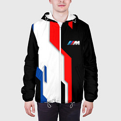 Куртка с капюшоном мужская BMW - униформа, цвет: 3D-белый — фото 2