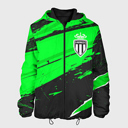 Куртка с капюшоном мужская Monaco sport green, цвет: 3D-черный