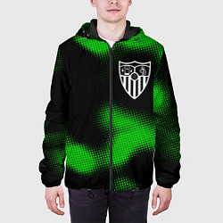 Куртка с капюшоном мужская Sevilla sport halftone, цвет: 3D-черный — фото 2