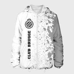 Мужская куртка Club Brugge sport на светлом фоне по-вертикали