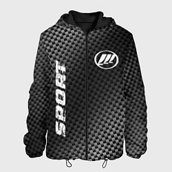 Куртка с капюшоном мужская Lifan sport carbon, цвет: 3D-черный