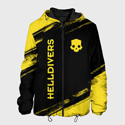 Куртка с капюшоном мужская Helldivers: Skull Logo, цвет: 3D-черный