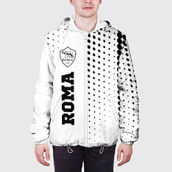 Куртка с капюшоном мужская Roma sport на светлом фоне по-вертикали, цвет: 3D-белый — фото 2