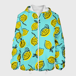 Мужская куртка Летние лимоны - паттерн