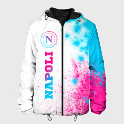 Мужская куртка Napoli neon gradient style по-вертикали