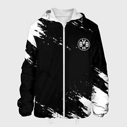 Мужская куртка Borussia краски чёрно белый