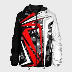 Куртка с капюшоном мужская Extreme geometry, цвет: 3D-черный