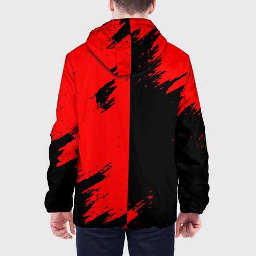 Мужская куртка Ajax sport color red / 3D-Черный – фото 4