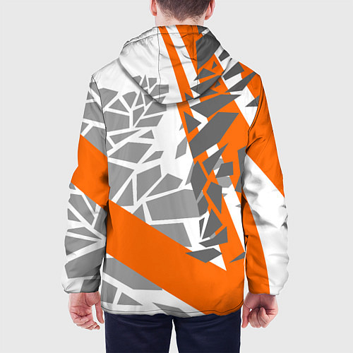 Мужская куртка Racing texture / 3D-Белый – фото 4
