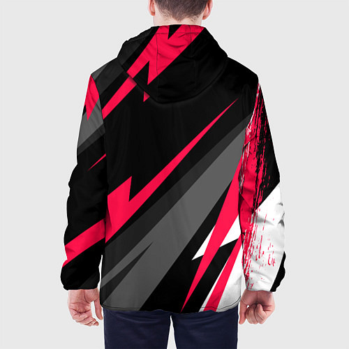 Мужская куртка Berserk electro lines / 3D-Черный – фото 4