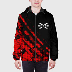 Куртка с капюшоном мужская Exeed sport grunge, цвет: 3D-черный — фото 2