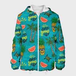 Мужская куртка Enjoy summer pattern - pineapple