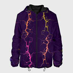 Мужская куртка Молнии на пурпурном