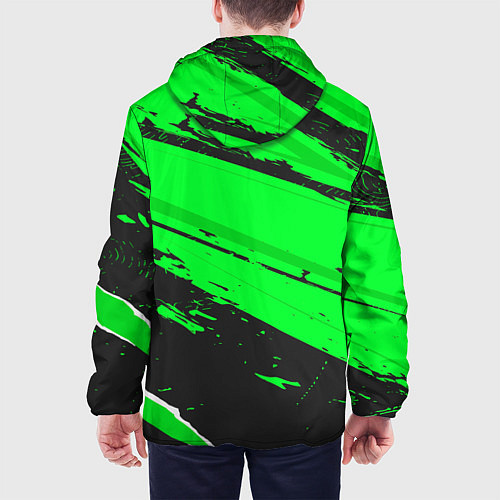 Мужская куртка Tesla sport green / 3D-Черный – фото 4