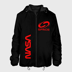 Мужская куртка Nasa space red logo