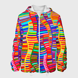 Мужская куртка Абстрактная полноцветная живопись