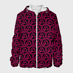 Мужская куртка Linkin park pink logo