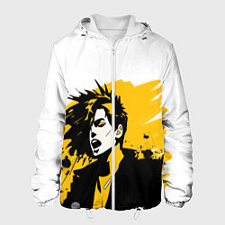 Мужская куртка Абстрактный рок певец