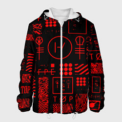 Мужская куртка Twenty one pilots pattern rock