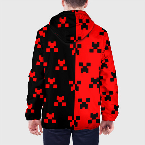 Мужская куртка Minecraft games / 3D-Черный – фото 4