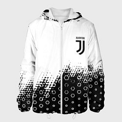 Куртка с капюшоном мужская Juventus sport steel, цвет: 3D-белый