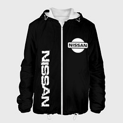 Мужская куртка Nissan logo white auto