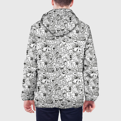 Мужская куртка Расслабься и веселись / 3D-Белый – фото 4