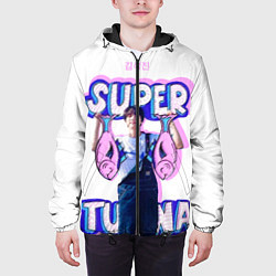 Куртка с капюшоном мужская BTS Super Tuna, цвет: 3D-черный — фото 2